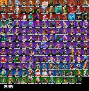 🎨 155 скінів | 🌟 Fortnite акаунт