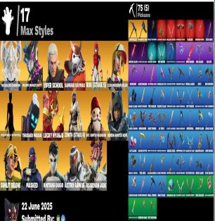 🎨 64 skins | 🌟 Fortnite account