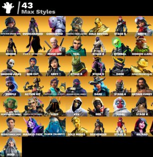 🎨 154 skins | 🌟 Fortnite account