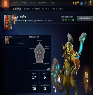 🏅 MMR 7654 | 🕒 169 часов | 🛡 10606