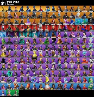🎨 198 skins | 🌟 Fortnite account