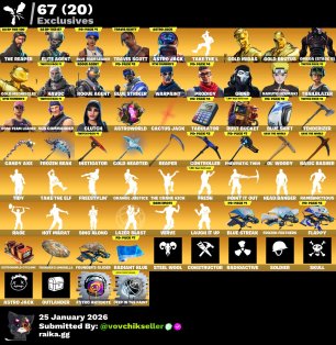 🎨 270 скинов | 🌟 Fortnite аккаунт