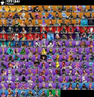 🎨 177 skins | 🌟 Fortnite account