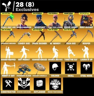 🎨 100 скінів | 🌟 Fortnite акаунт