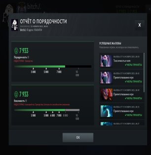 🏅 MMR 4405 | 🕒 1415 годин | 🛡 7933