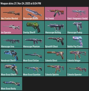 🎯 Valorant account | Gold 1 | EU | 22 agents