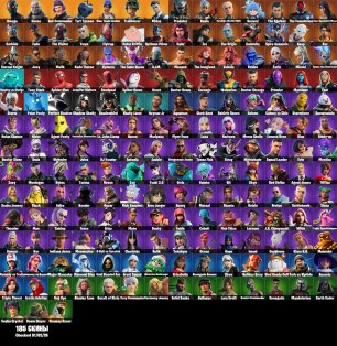 🎨 185 скінів | 🌟 Fortnite акаунт