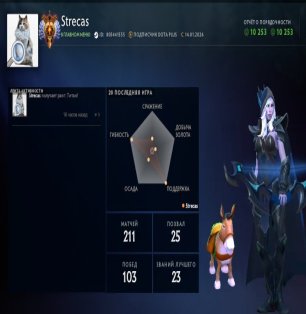 🏅 MMR 6331 | 🕒 264 годин | 🛡 10253