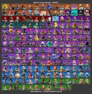 🎨 193 skins | 🌟 Fortnite account