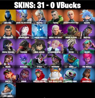 🎨 31 skins | 🌟 Fortnite account