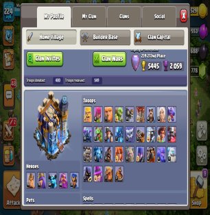 🏰 Clash of Clans акаунт | 18 ратуша | Рівень 18