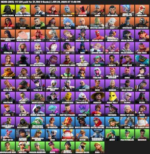 🎨 117 скінів | 🌟 Fortnite акаунт