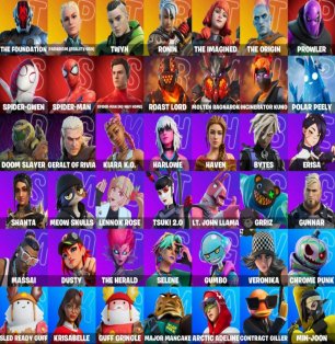 🎨 50 скінів | 🌟 Fortnite акаунт