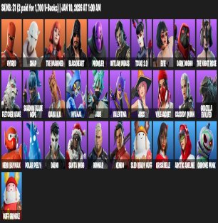 🎨 31 skin | 🌟 Fortnite account