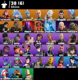 🎨 38 скінів | 🌟 Fortnite акаунт