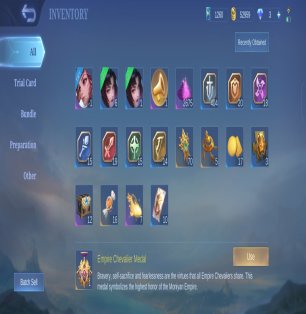 🎮 Mobile Legends account | Warrior | 9 heroes | 7 skins