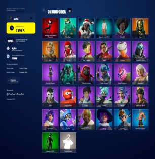 🎨 32 скінів | 🌟 Fortnite акаунт