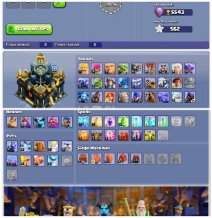 🏰 Clash of Clans account | Town Hall 17 | Level 70