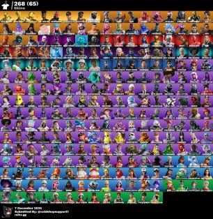 🎨 268 skins | 🌟 Fortnite account
