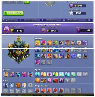 🏰 Clash of Clans акаунт | 17 ратуша | Рівень 80