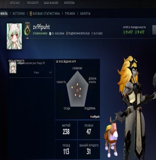 🏅 MMR 313 | 🕒 274 години | 🛡 9417