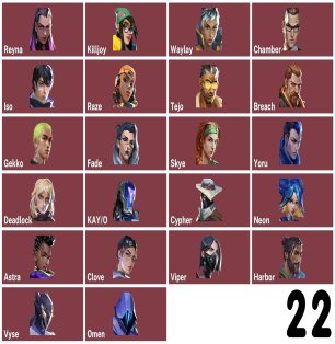 🎯 Valorant account | Rank: Unlocked | EU | 22 agents