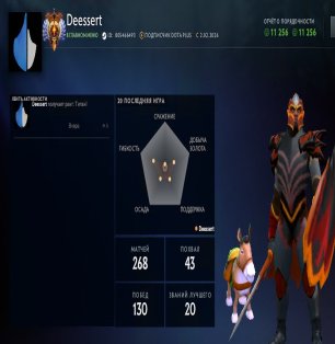 🏅 MMR 8141 | 🕒 415 hours | 🛡 11443