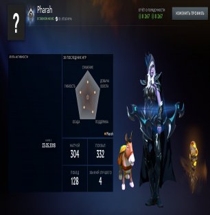 🏅 MMR 100 | 🕒 293 годин | 🛡 8267