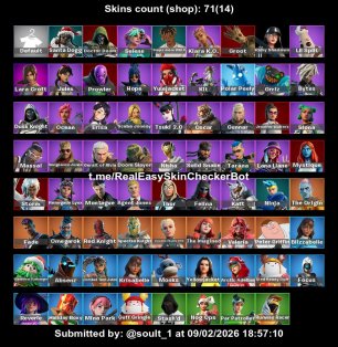 🎨 71 skins | 🌟 Fortnite account