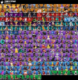 🎨 281 skins | 🌟 Fortnite account
