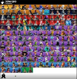 🎨 174 скінів | 🌟 Fortnite акаунт