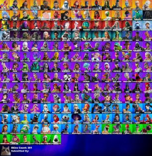 🎨 201 skins | 🌟 Fortnite account