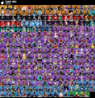 🎨 305 skins | 🌟 Fortnite account