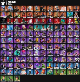 🎨 135 скінів | 🌟 Fortnite акаунт