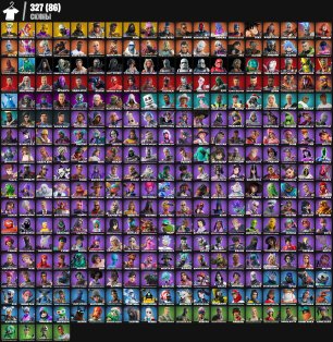 🎨 327 скінів | 🌟 Fortnite акаунт