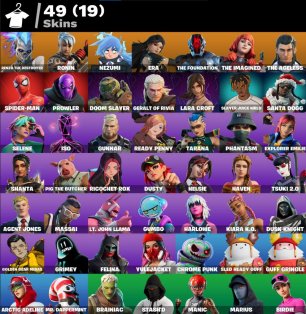 🎨 49 скінів | 🌟 Fortnite акаунт