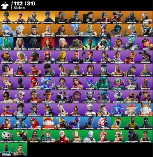 🎨 112 скинов | 🌟 Fortnite аккаунт