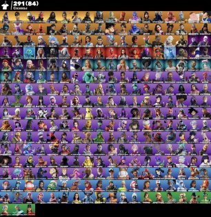 🎨 291 skins | 🌟 Fortnite account