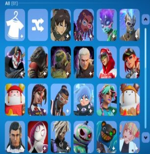 🎨 61 скінів | 🌟 Fortnite акаунт