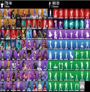 🎨 72 skins | 🌟 Fortnite account