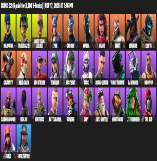 🎨 32 skins | 🌟 Fortnite account