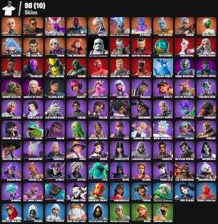 🎨 98 скінів | 🌟 Fortnite акаунт