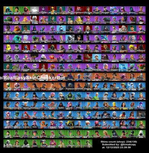 🎨 234 skins | 🌟 Fortnite account