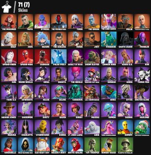 🎨 71 скін | 🌟 Fortnite акаунт