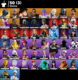 🎨 50 скінів | 🌟 Fortnite акаунт