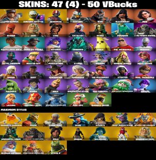 🎨 47 skins | 🌟 Fortnite account
