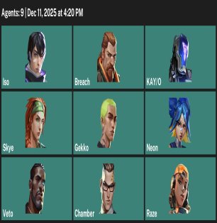 🎯 Valorant account | Silver 3 | AP | 9 agents