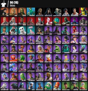 🎨 90 скінів | 🌟 Fortnite акаунт