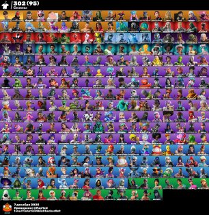 🎨 302 skins | 🌟 Fortnite account