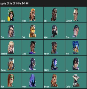 🎯 Valorant account | Gold 1 | EU | 20 agents